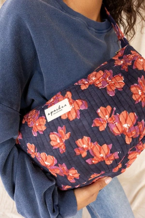 Bolso Bandolera Shanti Moon Violeta Navy de Apaches - Imagen 3