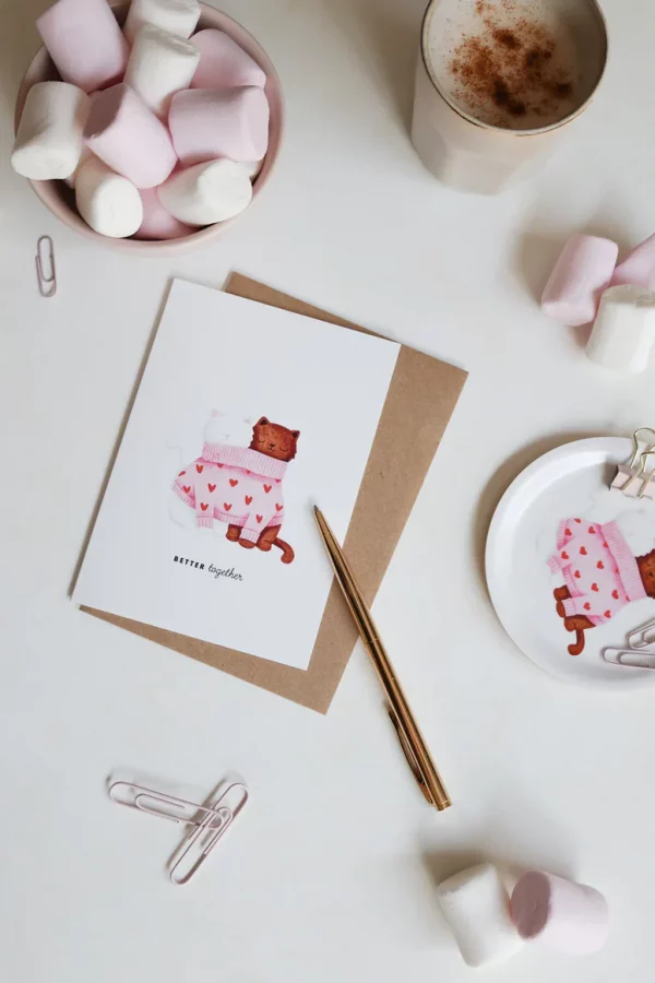 Postal Gatos Better Together de All the Ways - Imagen 2