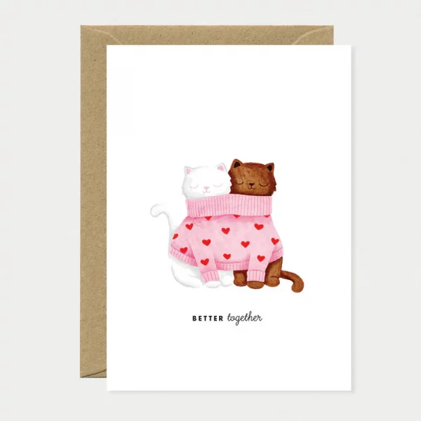 Postal Gatos Better Together de All the Ways
