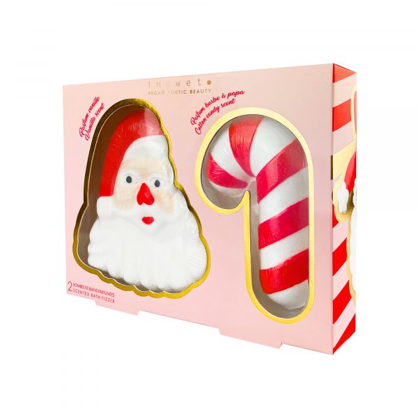 Set de 2 Bombas de Baño Efervescentes Papá Noel de Inuwet - Imagen 2