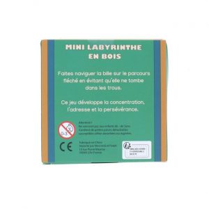 Alternative view of Mini laberinto de madera Azul de Mercredi et patati