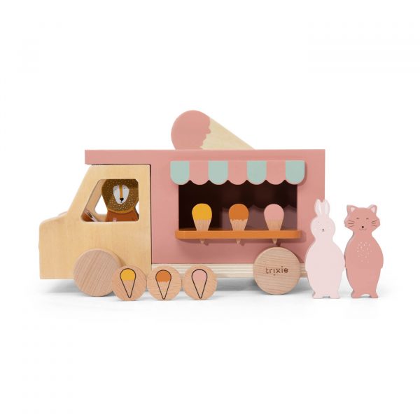 Camión de helados de madera de Trixie