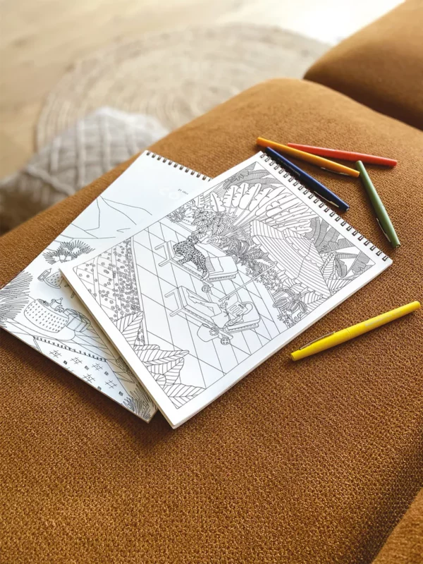 Cuaderno para colorear Bliss & Botanicals de All the Ways - Imagen 2