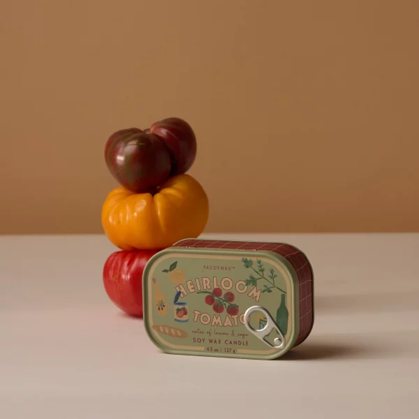 Vela en Lata Tomates de Paddywax - Imagen 4