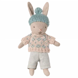 Conejo de invierno Micro Arena y Menta de Maileg