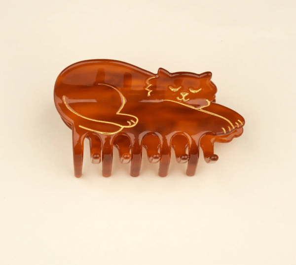 Pinza Gato marrón de Coucou Suzette