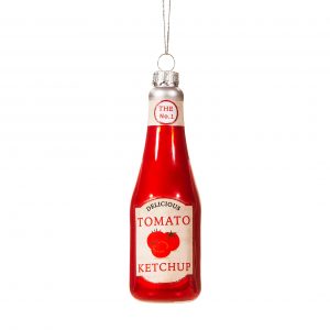 Adorno de cristal Ketchup