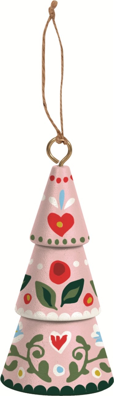 Adorno árbol de navidad de madera Christmas Folk -2 modelos- - Imagen 2