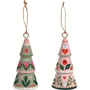 Adorno árbol de navidad de madera Christmas Folk -2 modelos-