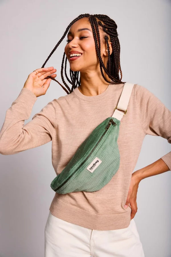 Riñonera Olivia pana Verde agua Hindbag