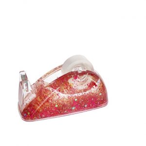 Dispensador de celo con purpurina rosa de Mercredi et patati