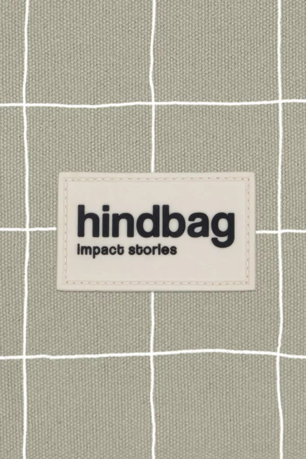 Riñonera Olivia Cuadros arcilla-blanco Hindbag - Imagen 4