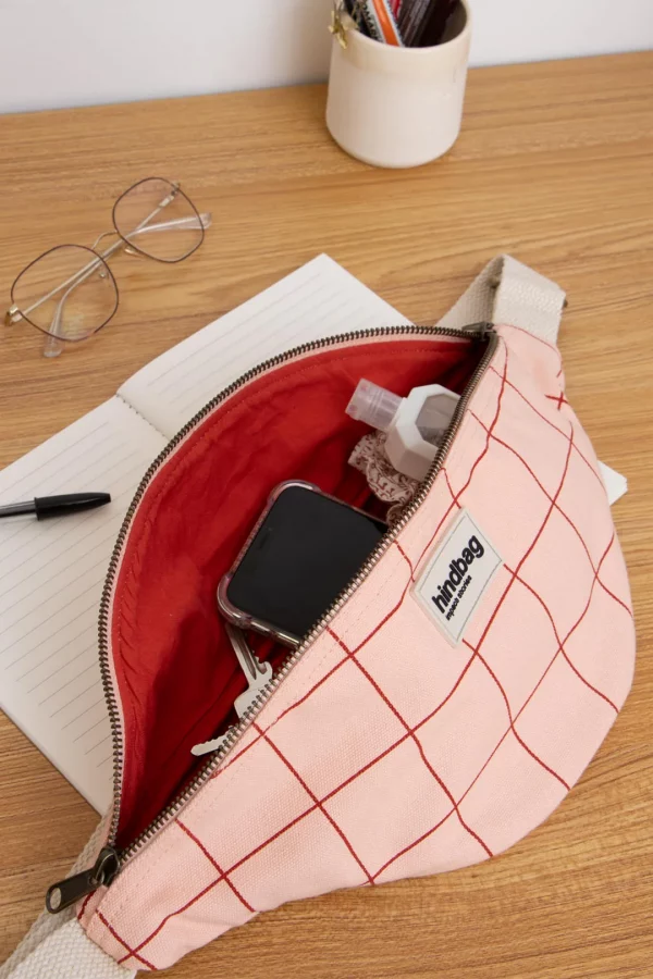 Riñonera Olivia Cuadros rose-rouge Hindbag - Imagen 2
