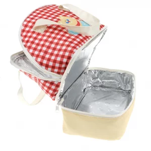 Alternative view of Bolsa térmica para el almuerzo - Vichy rojo