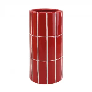 Jarrón Azulejo rojo de Opjet París