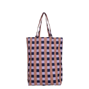 Tote bag Weave liver + dusky sky + jangle purple