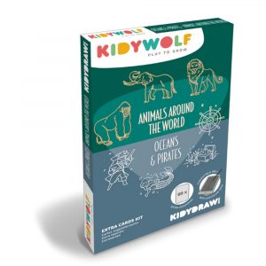 Plantillas KidyDraw Mini Animales, Océanos y Piratas