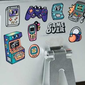 Alternative view of Pegatinas Game Boy de Omy