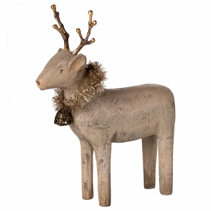 Reno pequeño de madera natural de Maileg