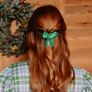 Alternative view of Pasador francés Lazo verde de Coucou Suzette