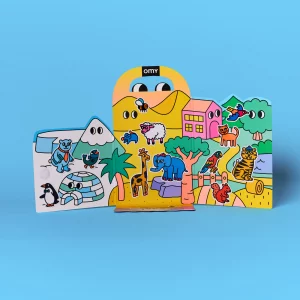 Alternative view of Kit pegatinas Montessori Animals de Omy