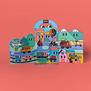 Alternative view of Kit pegatinas Montessori Vroom Vroom de Omy