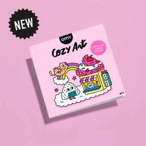 Libro para colorear Kozy art Kawaii de Omy