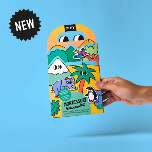 Kit pegatinas Montessori Animals de Omy