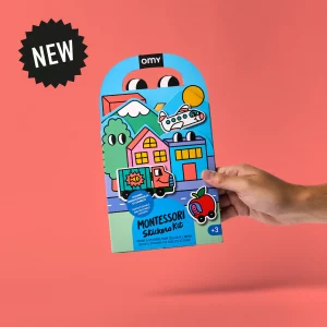 Kit pegatinas Montessori Vroom Vroom de Omy