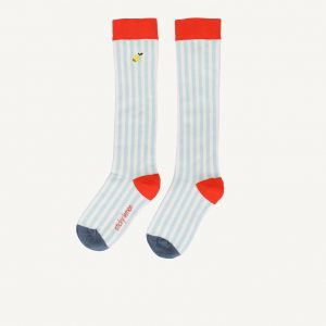 Calcetines largos Sprinkles steel blue + brassy green de Sticky Lemon