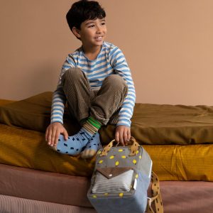 Alternative view of Calcetines largos stripes + zissou blue de Sticky Lemon