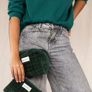 Alternative view of Mini Neceser Mana de terciopelo fino Fire de Apaches