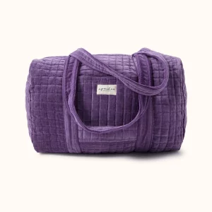 Bolsa de fin de semana Buddha de Terciopelo suave Mauve de Apaches