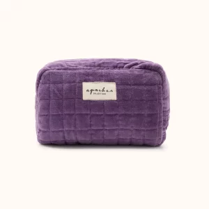 Neceser Gaya de terciopelo Mauve de Apaches