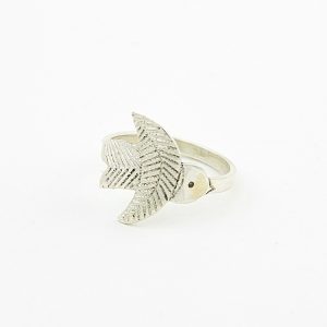 Anillo Hirondelle de plata de Ombre Claire