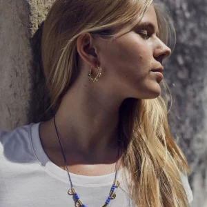 Alternative view of Pendientes en aro Tchatchat de Ombre Claire