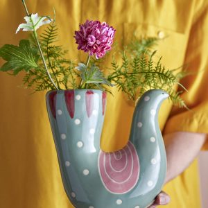 Alternative view of Jarrón Trudy Pájaro de Bloomingville