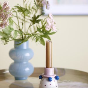 Alternative view of Candelabro Tacana Botones azules de Bloomingville