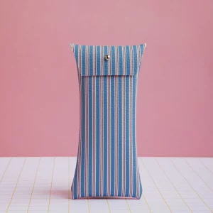 Funda de gafas Rayas azul y rosa de Ecke