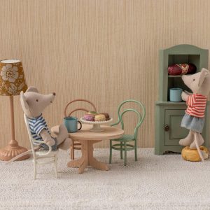 Alternative view of Armario esquinero miniatura verde claro  Maileg