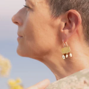 Alternative view of Pendientes Akal de Ombre Claire