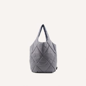 Bolso acolchado Carmel quick silver de Tinne + Mia