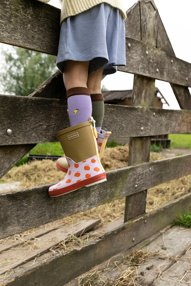Calcetines largos Colourblocking de Sticky Lemon - Imagen 2