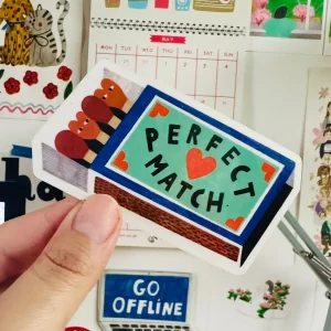 Sticker Perfect match de Daria Solak