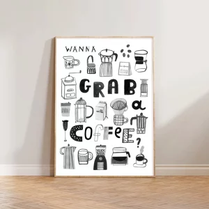 Alternative view of Print Coffee A4 Daria Solak