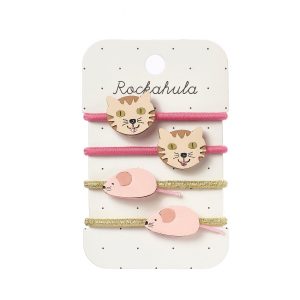 Gomas de pelo Gato y ratón de Rockahula