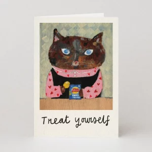 Postal Treat yourself de Studio Boketto