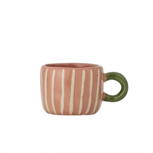 Taza Mini Nini rayas rosa de Bloomingville