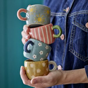 Alternative view of Taza Mini Nini Flores de Bloomingville