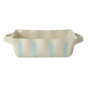 Fuente de horno mediana de gres Azul de Rice